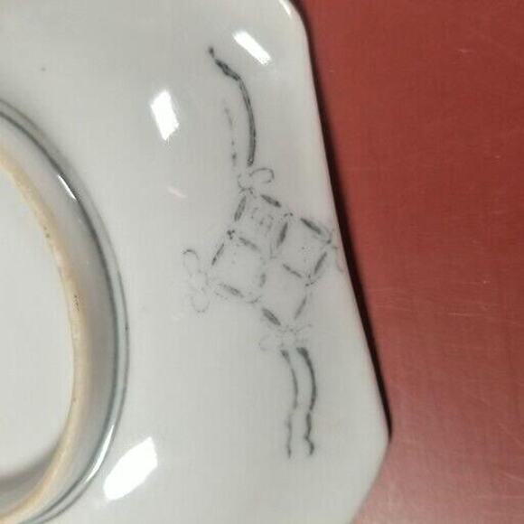 Japanese Art Pottery Collector Vintage 5" Bowl / Plates Hand Painted Lot of 2 - Picture 6 of 15